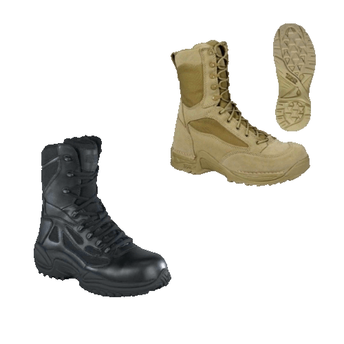 Military Combat Boots and Footwear