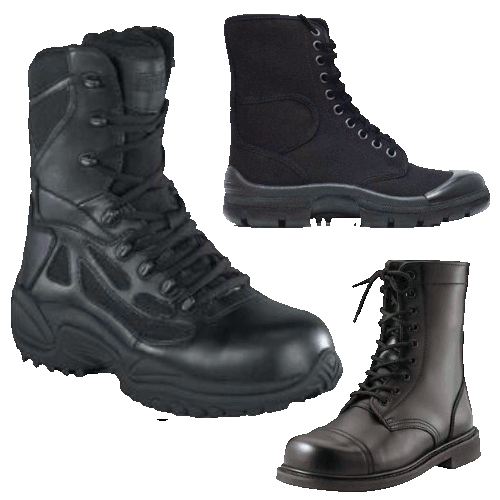 Military Combat Boots and Footwear